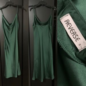 Cocktail silky dress